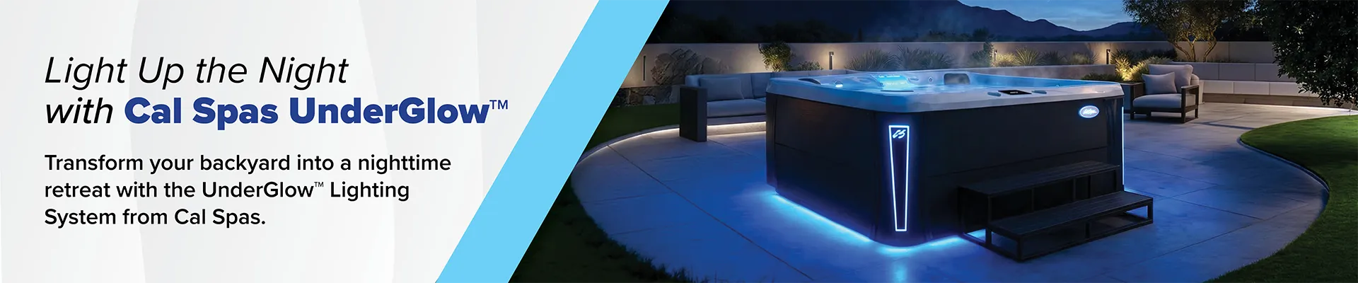 Calspas hot tub being used in a family setting - Rouyn Noranda