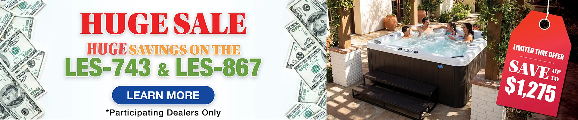 Calspas hot tub being used in a family setting - Rouyn Noranda